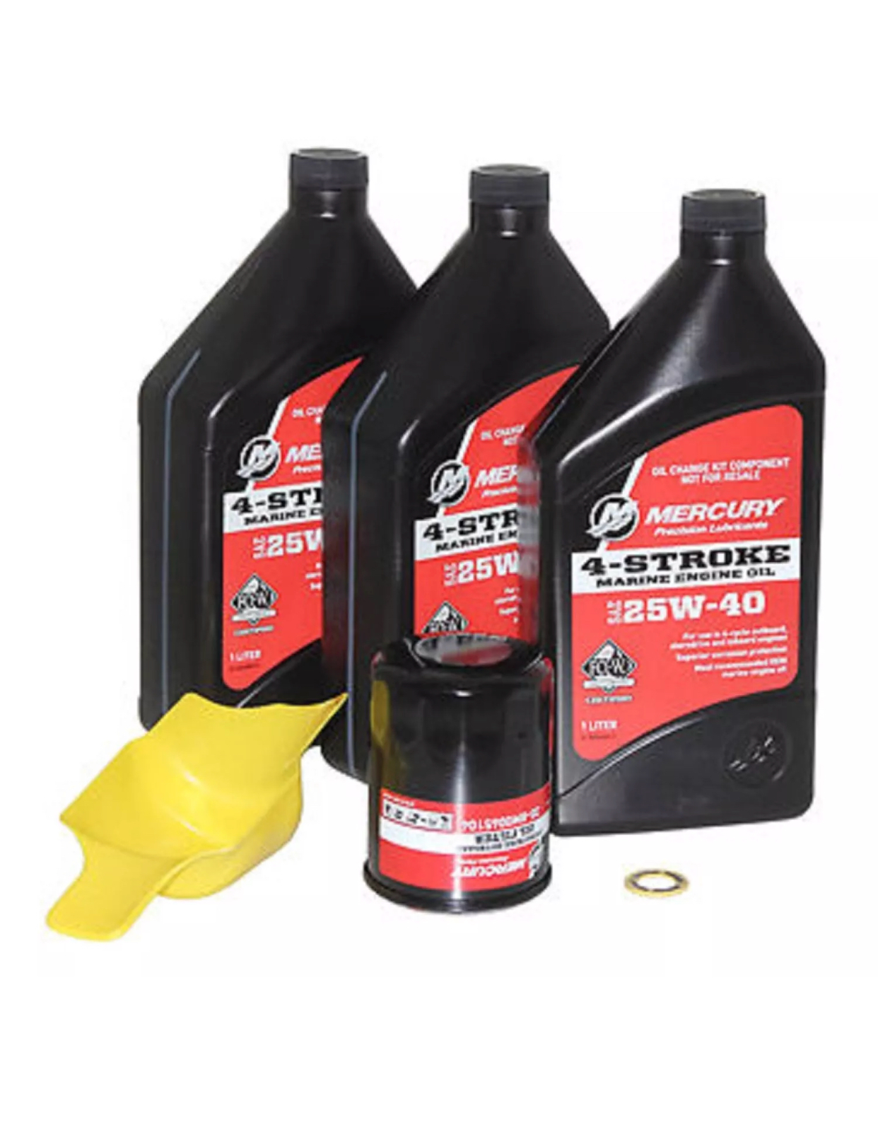 Mercury 8M0107510 4-Stroke Oil Change Kit 75/90/115 HP, 57% OFF